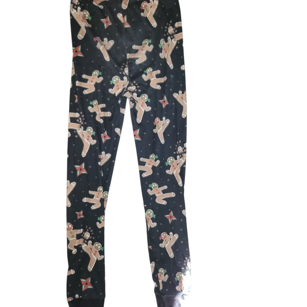Gingerbread Patterned Leggings